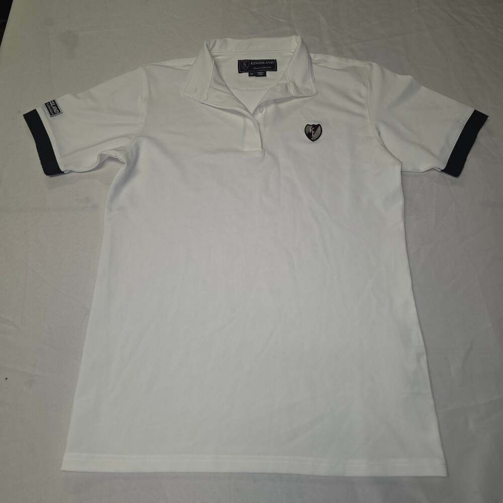 Kingsland Classic Collection White Short Sleeve Polo Shirt